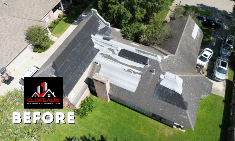 before roof replacement lafayette